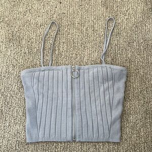 Pac sun Kendal and Kylie Light Blue Tank Top Size S